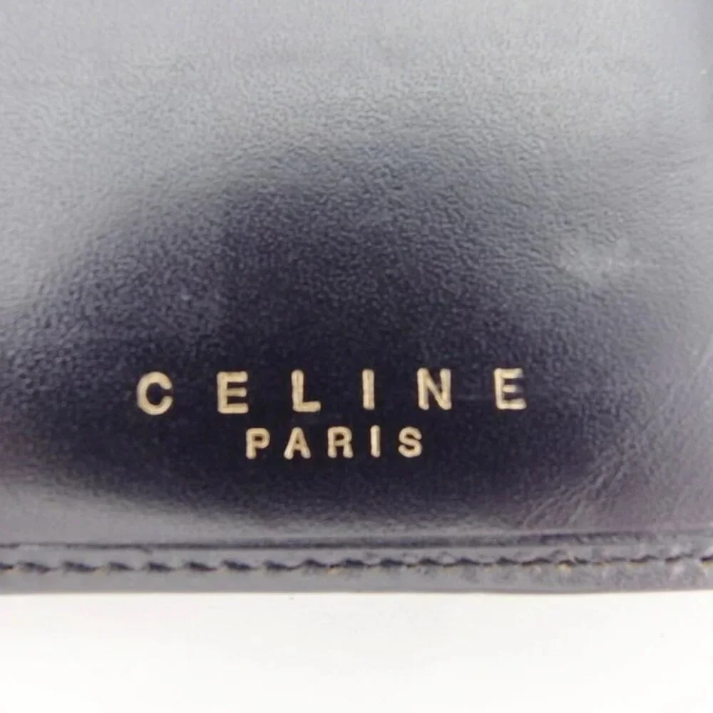 CELINE Long Wallet Macadam Beige PVC x Leather Authentic Used T22375 - Picture 7 of 9